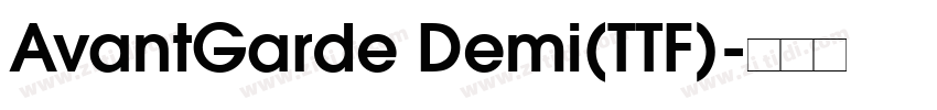 AvantGarde Demi(TTF)字体转换